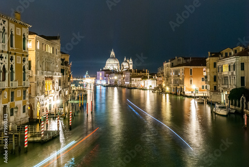  Canal Grande  in Venice during the night
