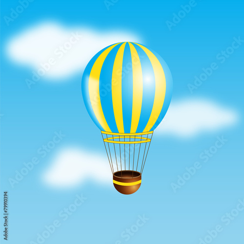Mongolfiera nel cielo