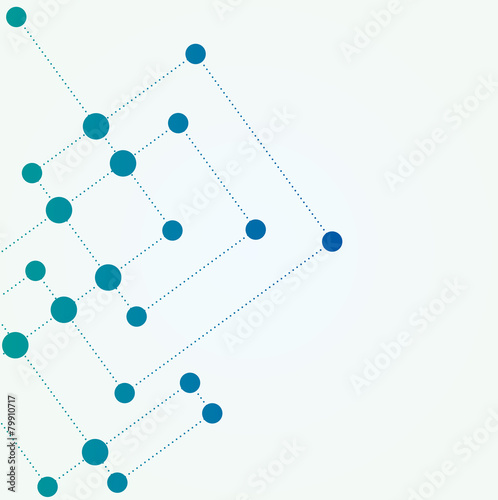 Network color technology communication background