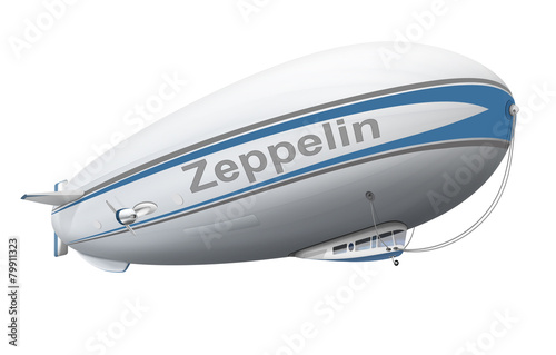 Zeppelin, Luftschiff, freigestellt