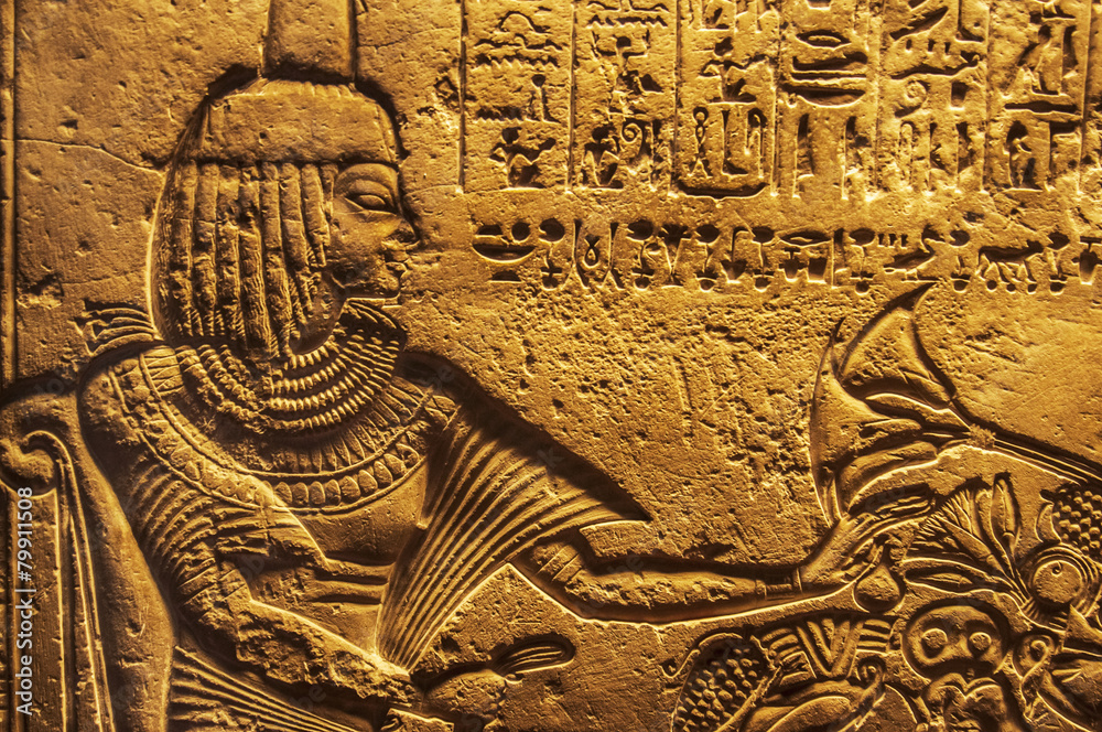 Obraz premium Egipskie hieroglify