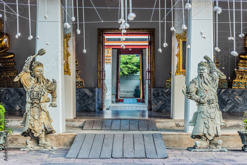 Photography temple interior Wat Pho temple bangkok Thailand