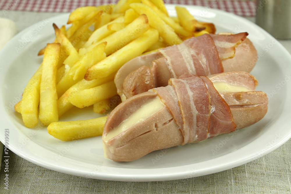 cervelas alsacien et frites cervelas alsacien et frites
