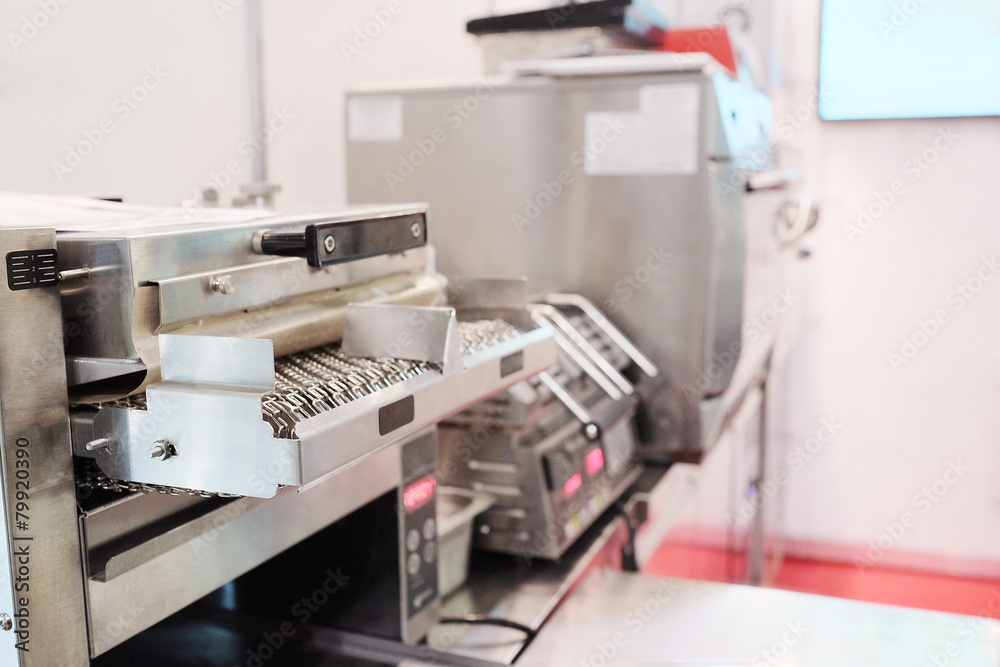The image of a baking machine The image of a baking machine