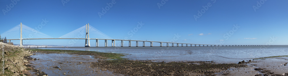 Pont vasco de Gama Lisbonne Portugal