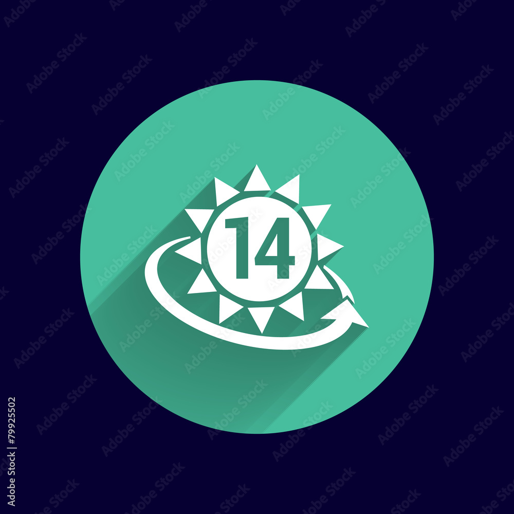 Heart shaped clock and calendar with 14 date Heart shaped clock and calendar with 14 date