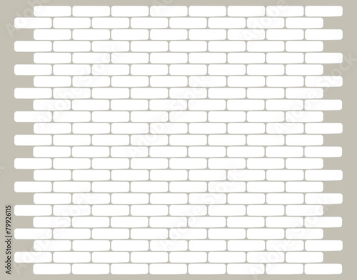 White brick wall