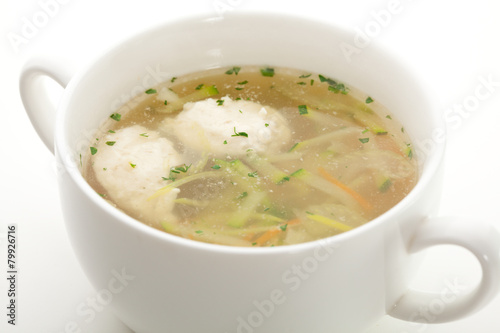 Vegetables Soup with Chicken