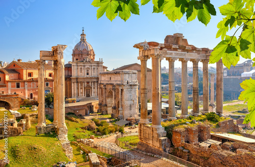 Fotografija Roman ruins in Rome, Forum