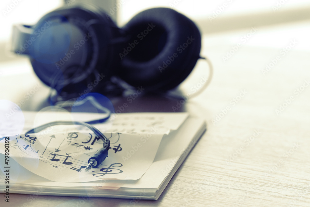 composing music concept with shallow DOF evenly matched jack of composing music concept with shallow DOF evenly matched jack of
