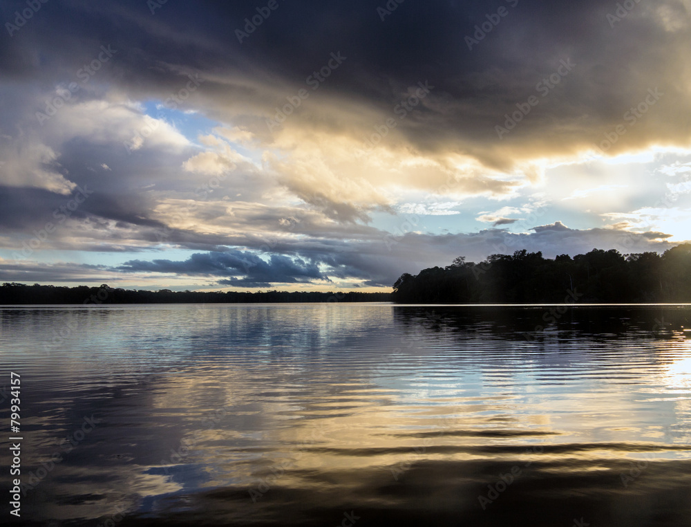 Sunrise over Lake