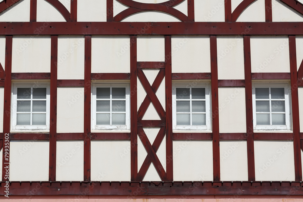 Obraz premium チューダー様式の壁