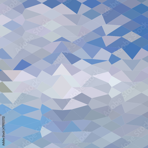 Fototapeta Naklejka Na Ścianę i Meble -  Grey Ocean Wave Abstract Low Polygon Background