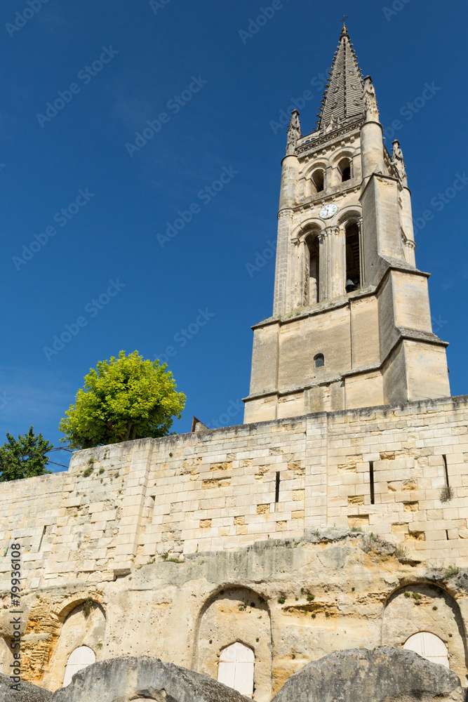 The Monolithic Church in St. Emilion