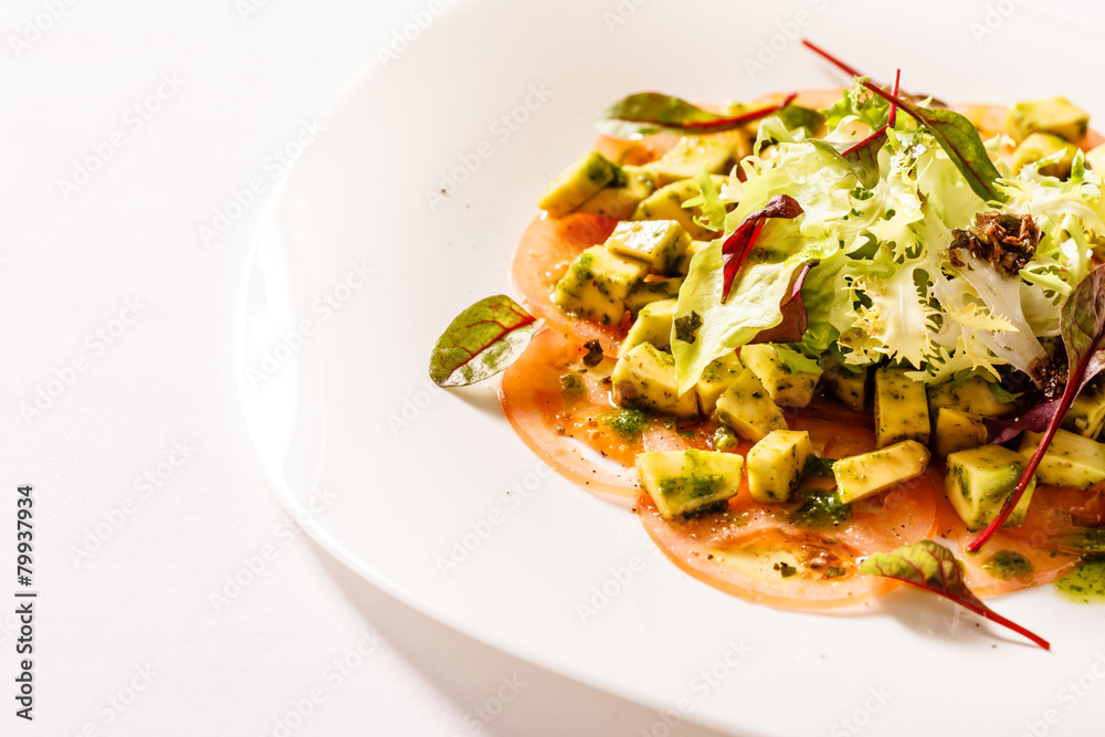 vegetarian carpaccio