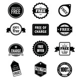 Set of Free badges, logos, and  labels