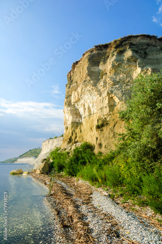 Stepan Razin Cliff on the Volga River, Saratov Region, Russia