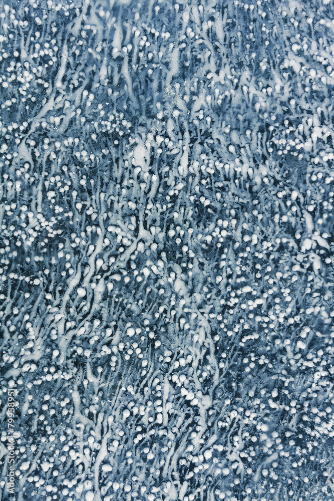 Texture of the  ice