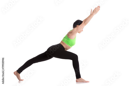 Virabhadrasana 1 yoga pose