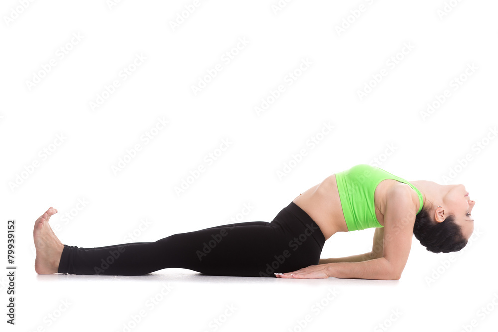 Fish yoga pose