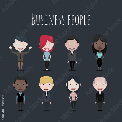 Business people set