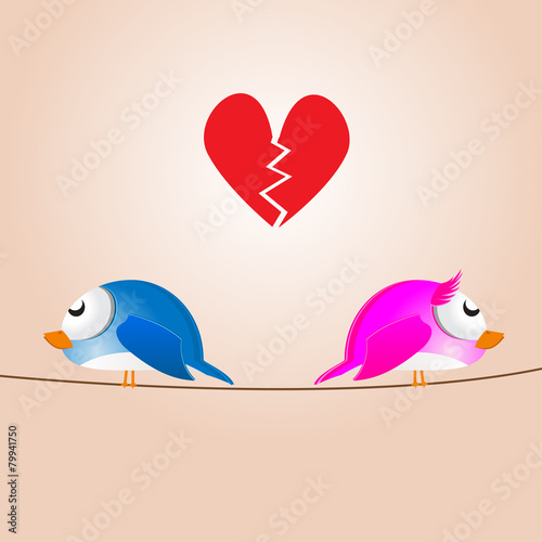 birds after an argument