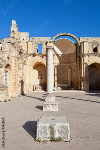 Earthquake ruins of Salemi, Sicily photo