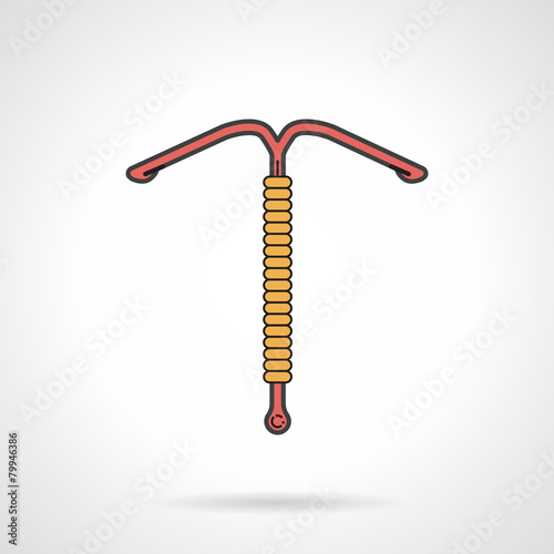 Colored vector icon for gynecology