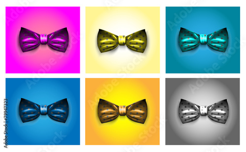 Tie bow vector