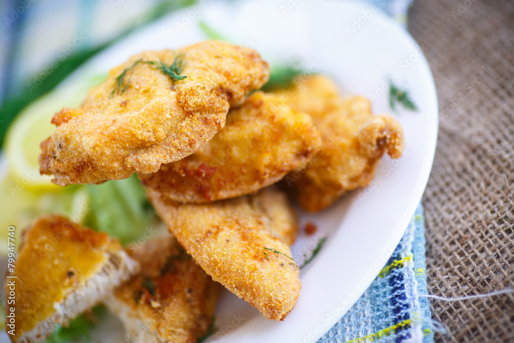 chicken fried in batter with dill chicken fried in batter with dill