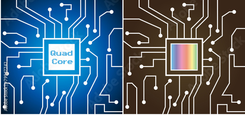 The processor chip.