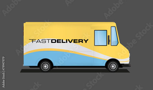Delivery Truck Fast Delivery