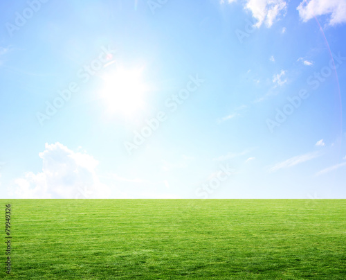 Fototapeta Naklejka Na Ścianę i Meble -  Sonnige Natur Landschaft