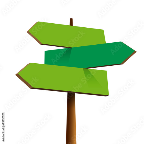 Vector road signs