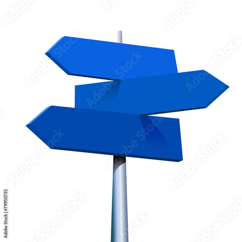 Vector road signs