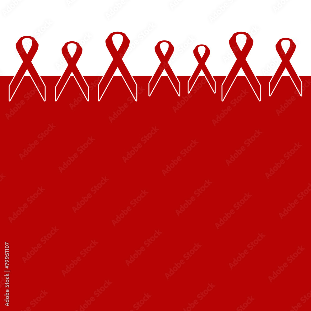 HIV AIDS Red Ribbon Background HIV AIDS Red Ribbon Background