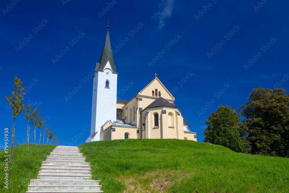 church in the village Ragošovaci, Slovenia