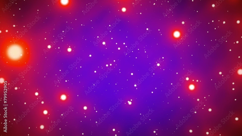 Red Glowing Spheres Stars on Blue Starfield Loop 2rr Red Glowing Spheres Stars on Blue Starfield Loop 2rr