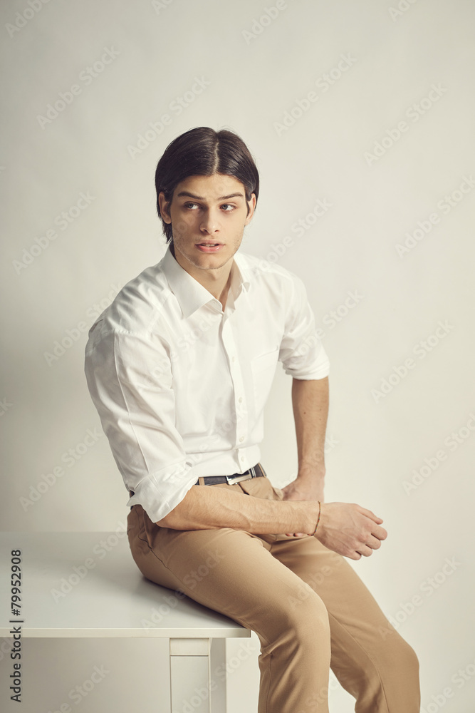 Obraz premium Portrait of an handsome young man