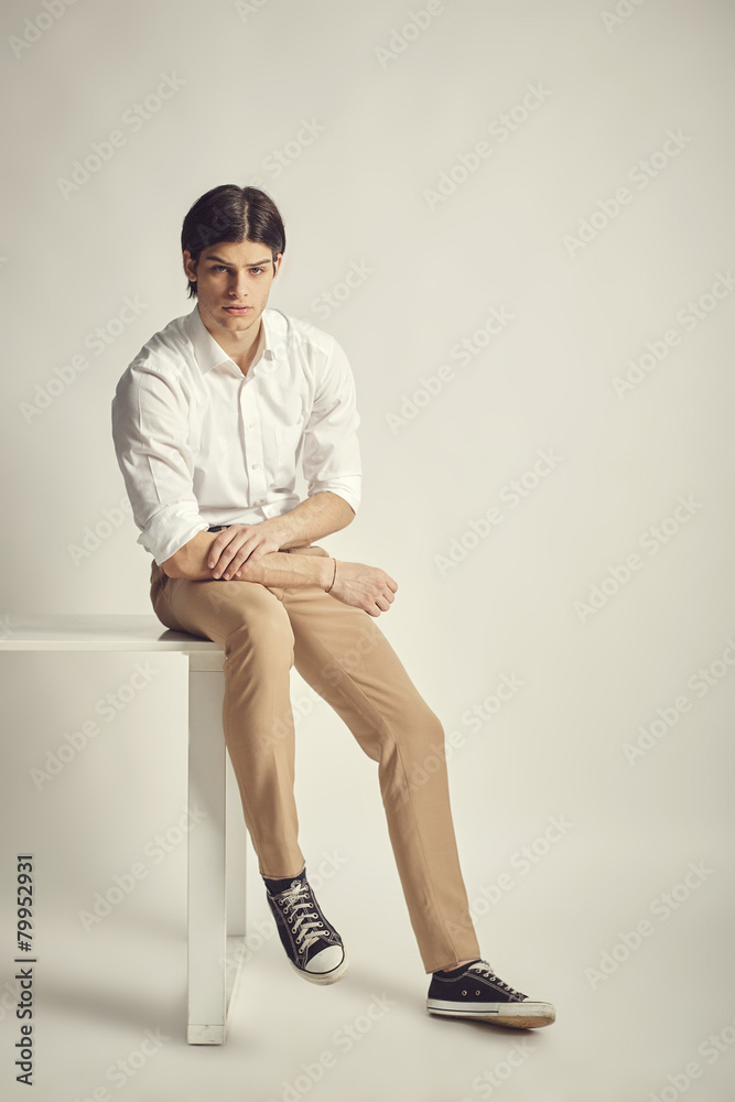 Portrait of an handsome young man Portrait of an handsome young man