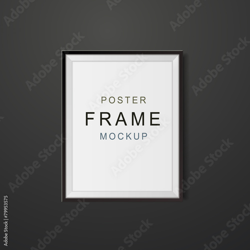 poster or photo frame mockup