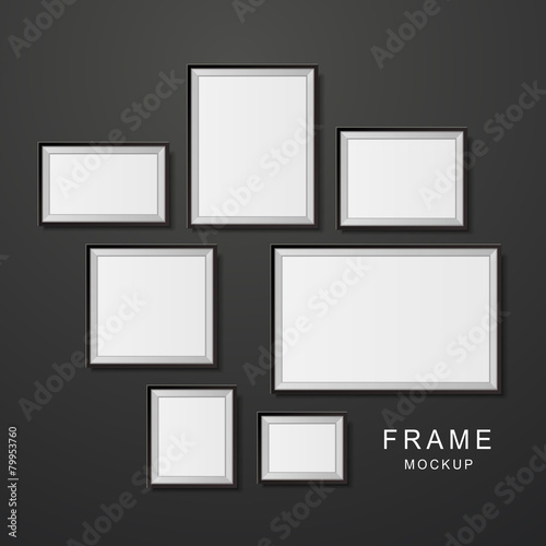 photo frame mockup set