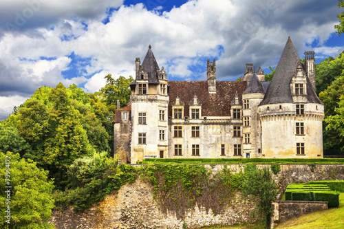 beautiful castles of France - Puyguilhem  Dordogne provence