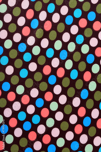 fabric with polka dots