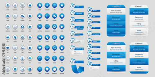 BUSINESS BUTTON PACK IN WHITE