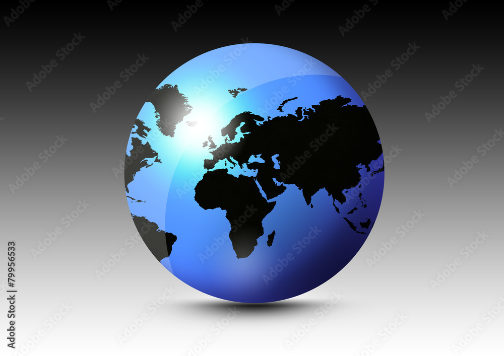 Fototapeta premium Erde / World / 3d