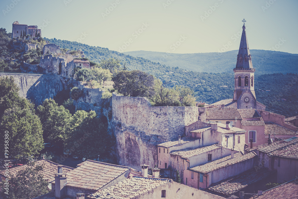 View of Saint Saturnin les Apt, Provence, France
