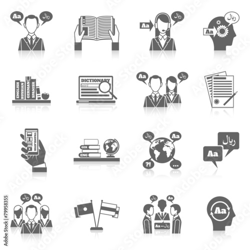 Translation And Dictionary Icon