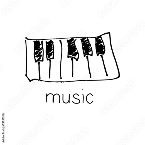 Abstract music design for use as a background