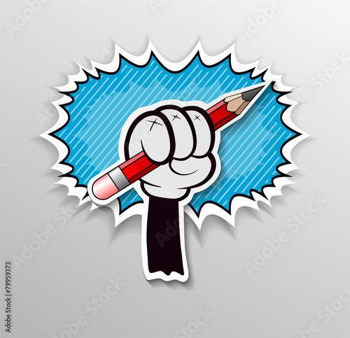 Cartoon hand